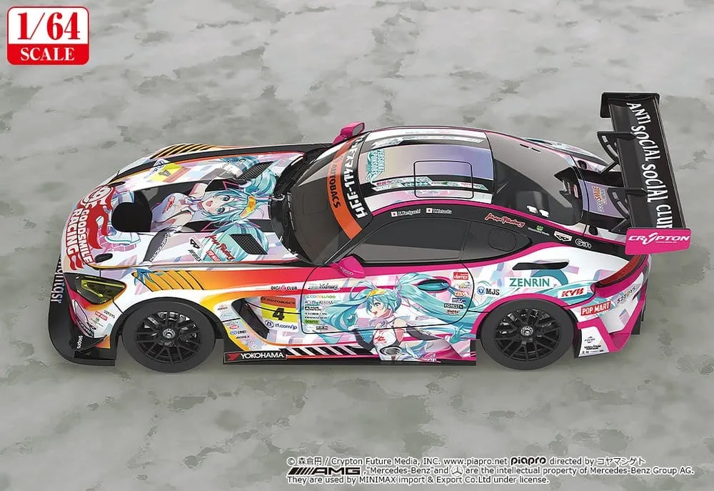 Hatsune Miku GT Project Vehicle 1/64 Hatsune Miku AMG 2021 SUPER GT Round 5 Ver. 7 cm